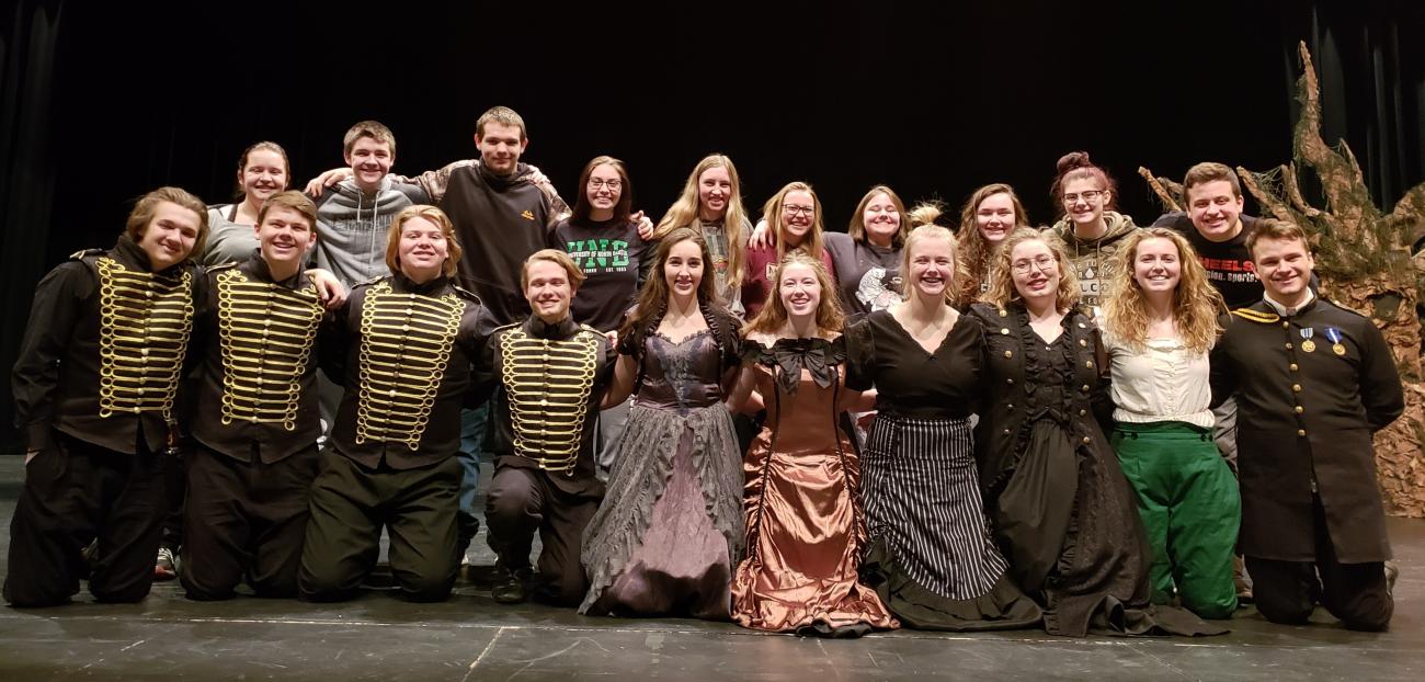 2019 Alexandria Area One Act Play Starred Performance Photo