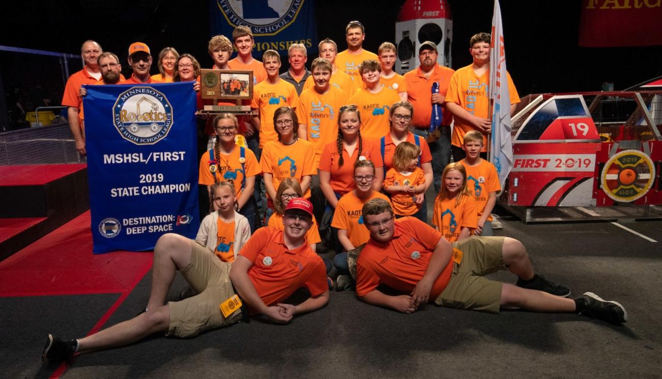 2019 Frazee-Vergas State Robotics Championship Photo