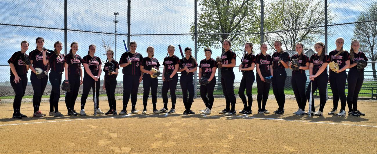 2019 Edgerton/SW MN Christian Girls Softball Championship Photo