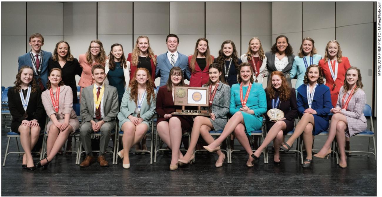 2019 Moorhead State Speech Championship Photo