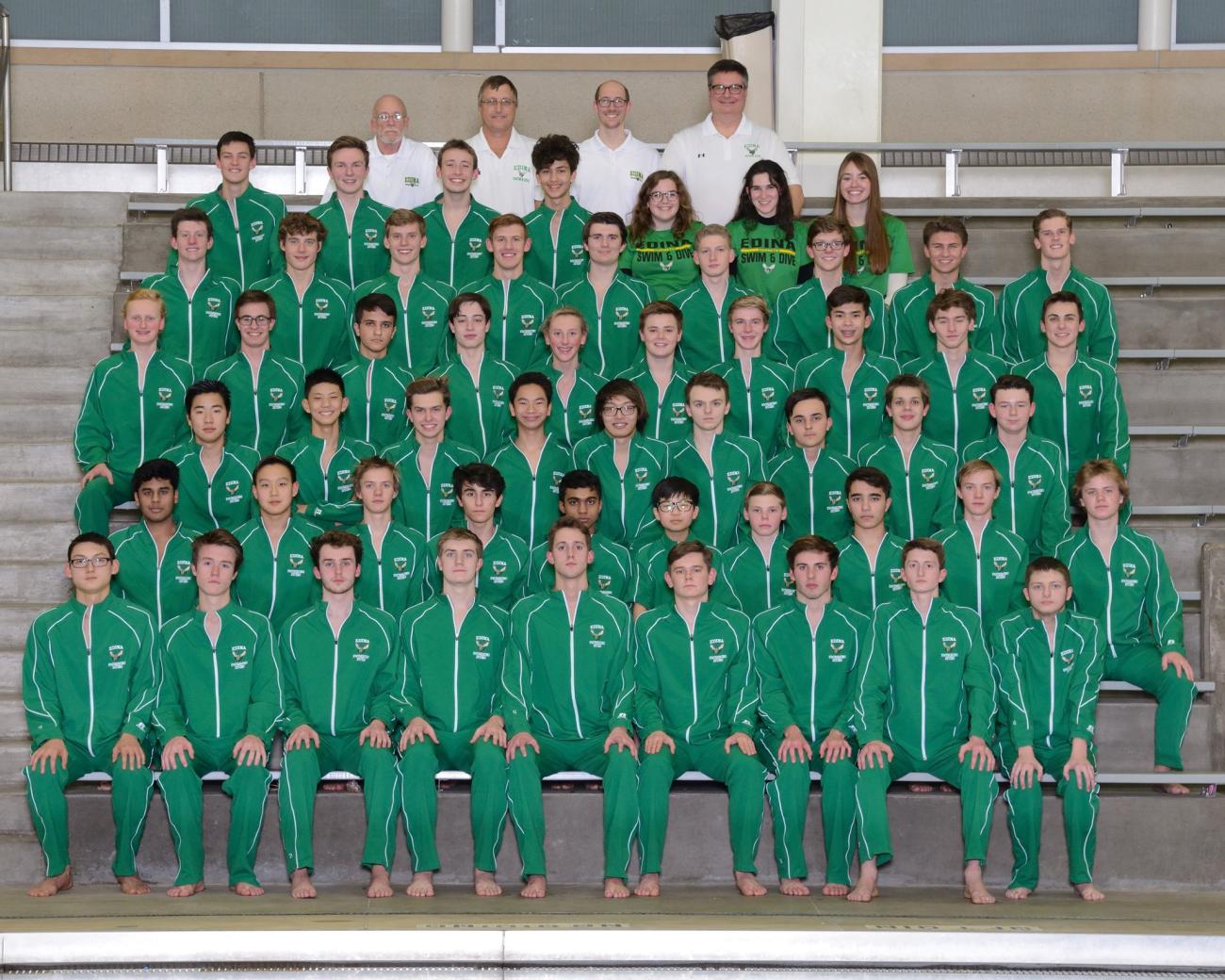 2019 Edina Boys Swim and Dive Championship Photo