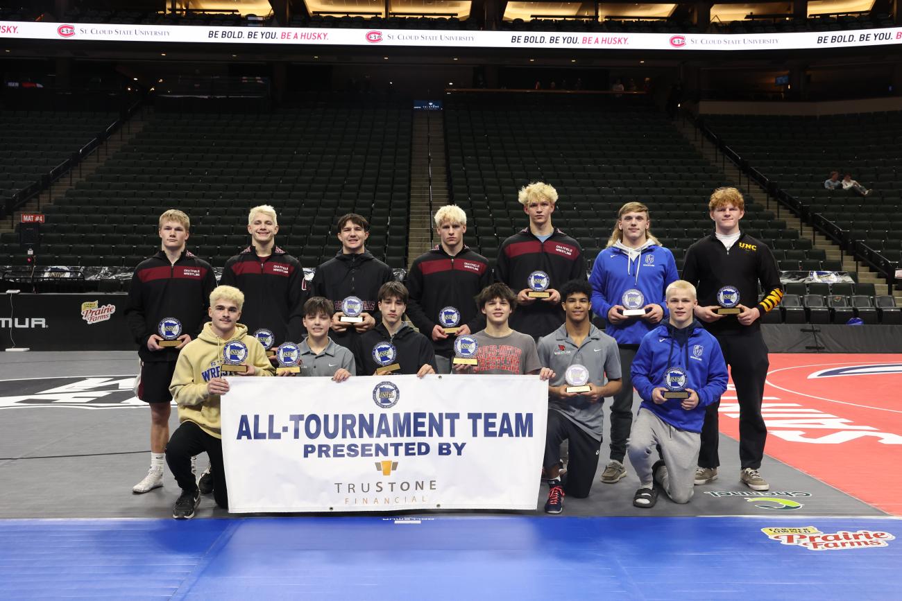 2025 Wrestling Class A All-Tournament Team