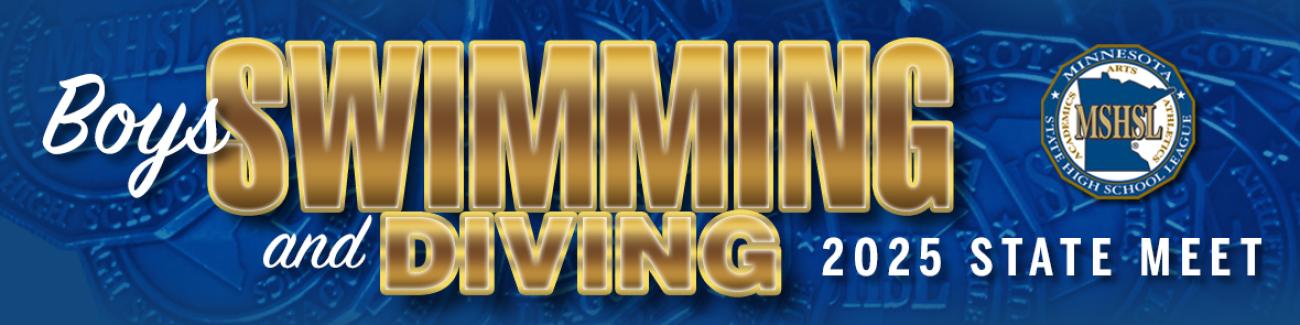 2025 Boys Swimming & Diving Header Image
