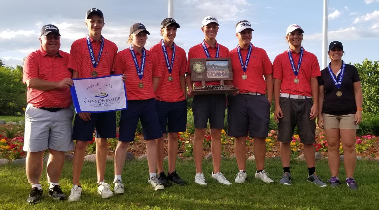 2018 Sleepy Eye Boys Golf Team