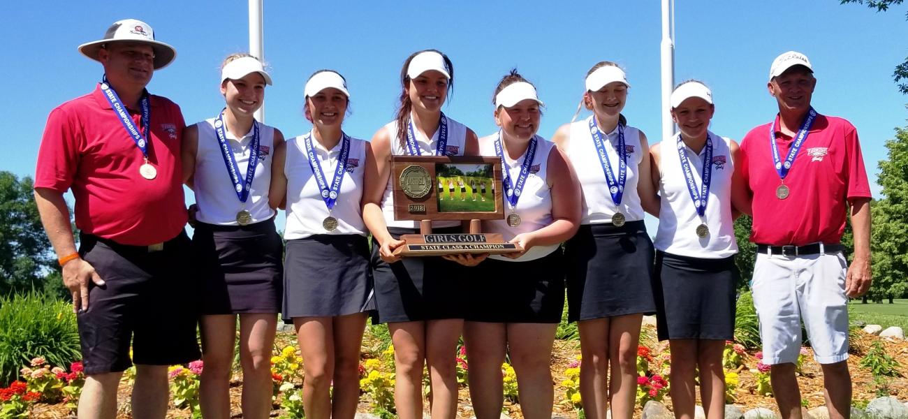 2018 Lac qui Parle Valley Girls Golf Team