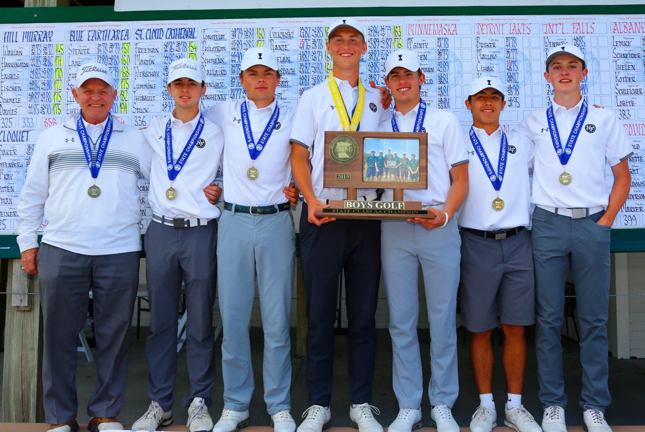 2019 Holy Family Catholic Boys Golf Team