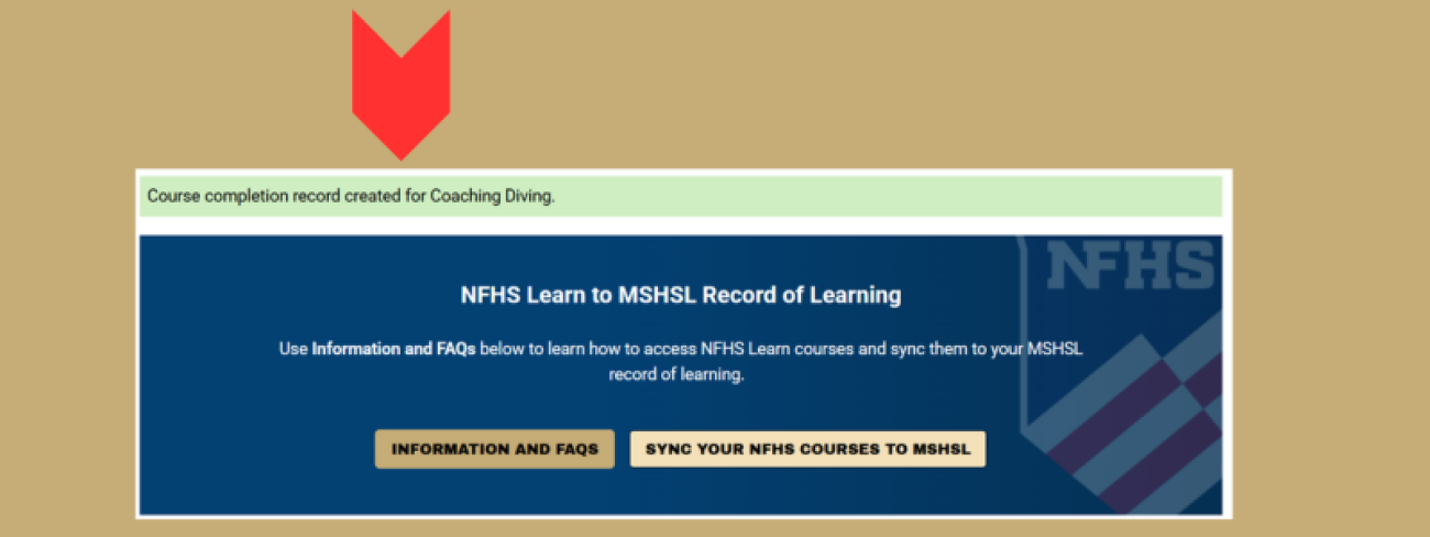 NFHS Successful Sync