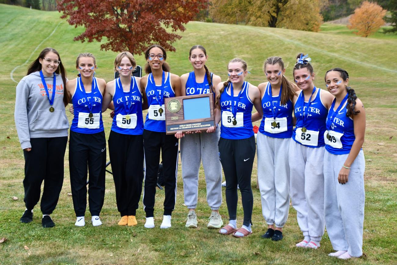 2024 Cotter Girls Cross Country Championship Photo