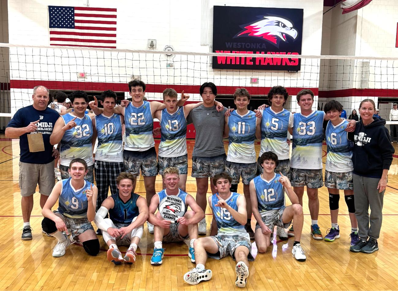 Bemidji High School Boys Volleyball team