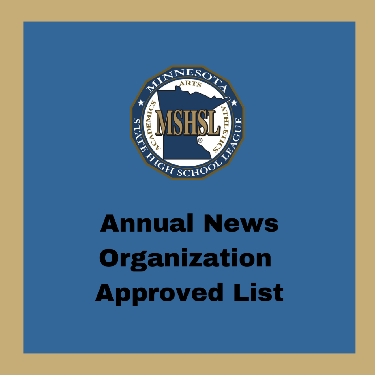 Annual News Organization Approved List Image