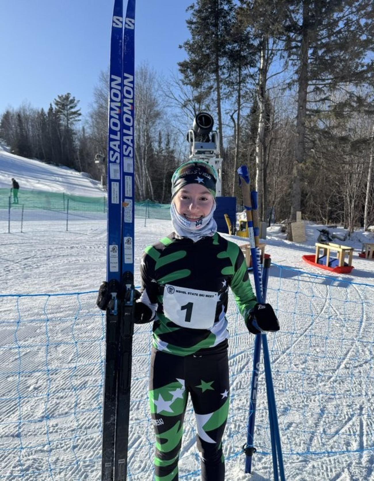 2025 Linnea Ousdigian Girls Nordic Ski Championship Photo