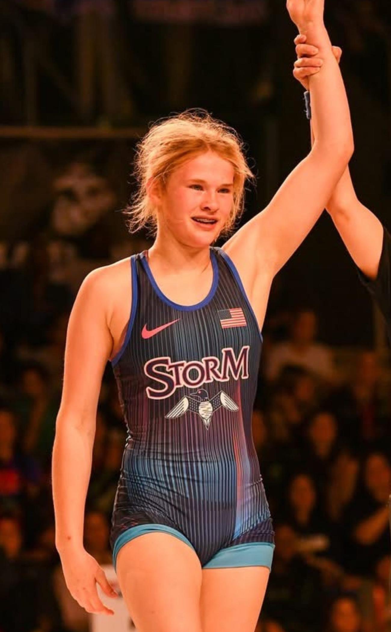 2025 Caley Gruber Wrestling Championship Photo