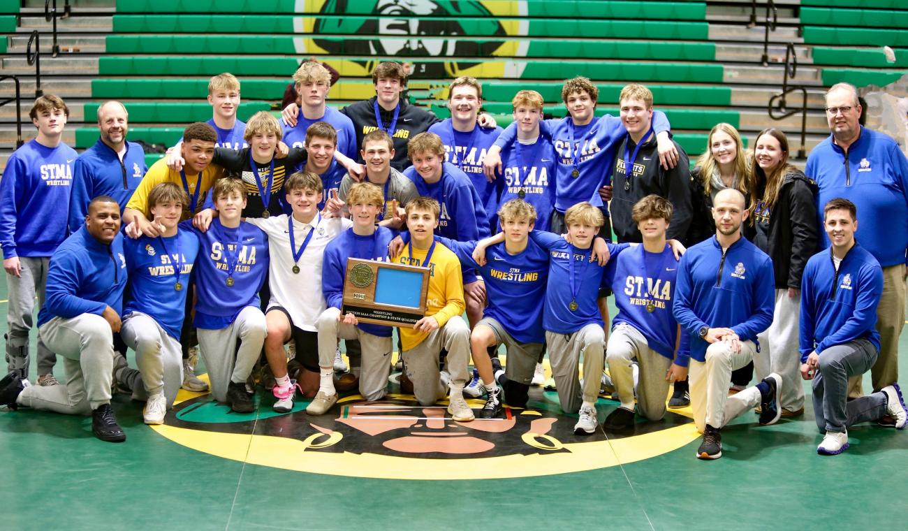 2025 St. Michael-Albertville Wrestling Championship Photo