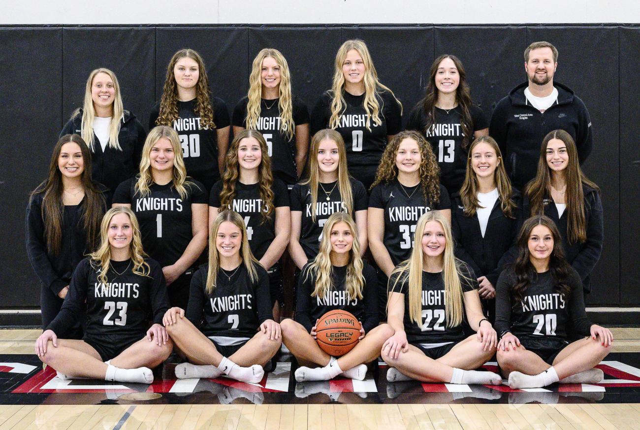 2025 West Central Area Girls Basketball Championship Photo