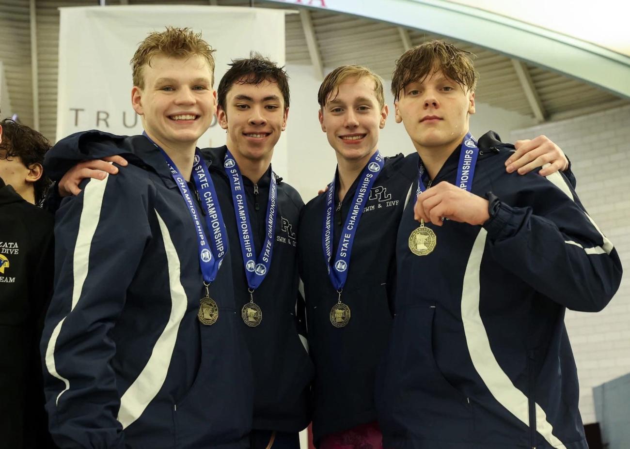 2025 Prior Lake-Jordan Boys Swimming Championship Photo