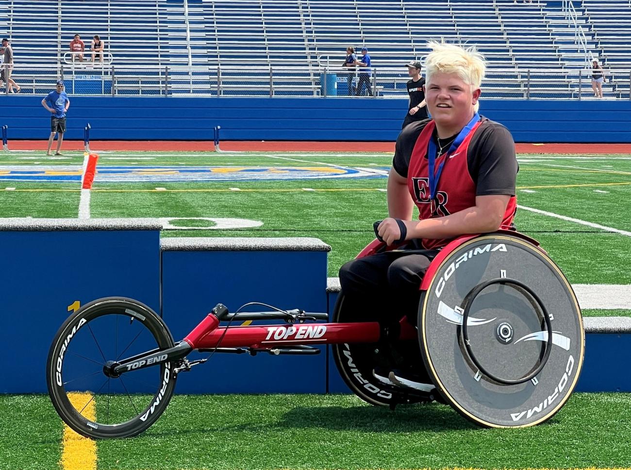 2025 Logan Hovanetz WC 100 Track Championship Photo