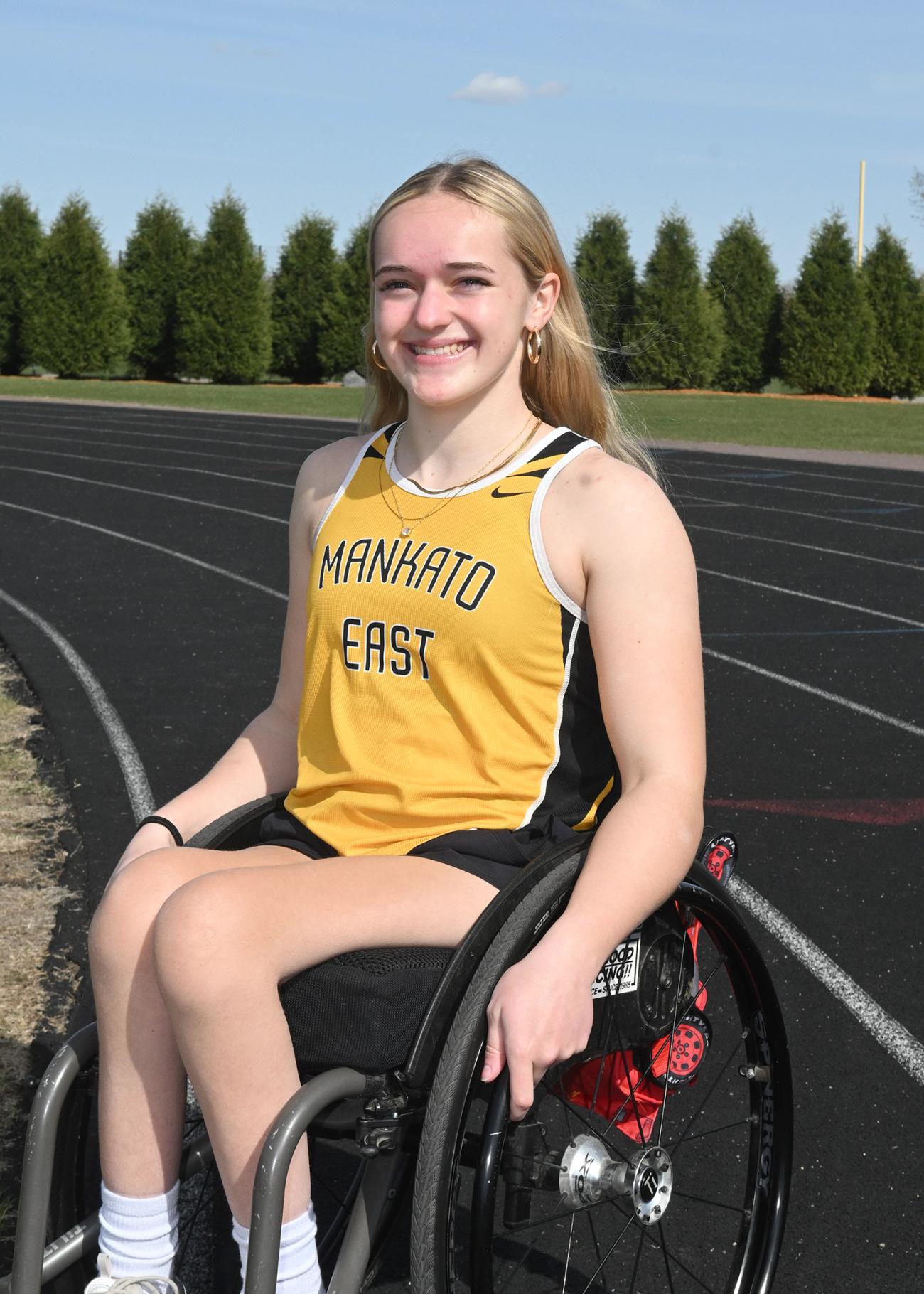 2025 Adaylia Borgmeier 400 WC Girls Track Championship Photo