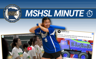 MSHSL Minute with photos of Dakota United Adapted Softball player, CCX Media video about Park Center spring sports and Mesabi Tribune Facebook post about Tonka Truck traveling trophy.

