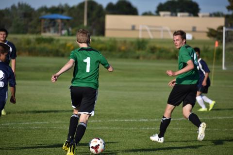 Back of soccer player