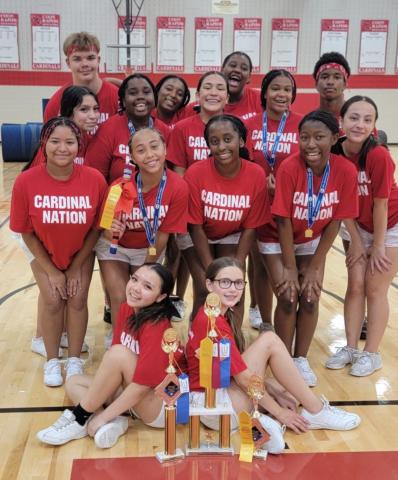 CRHS hosted a district UCA CAMP. Won multiple trophies while at camp.